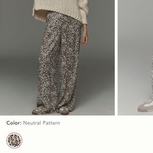 Anthropologie Maeve Leopard Print Women's Pants
